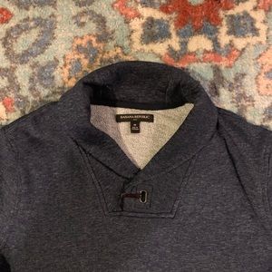 Banana Republic shawl collar sweater - M